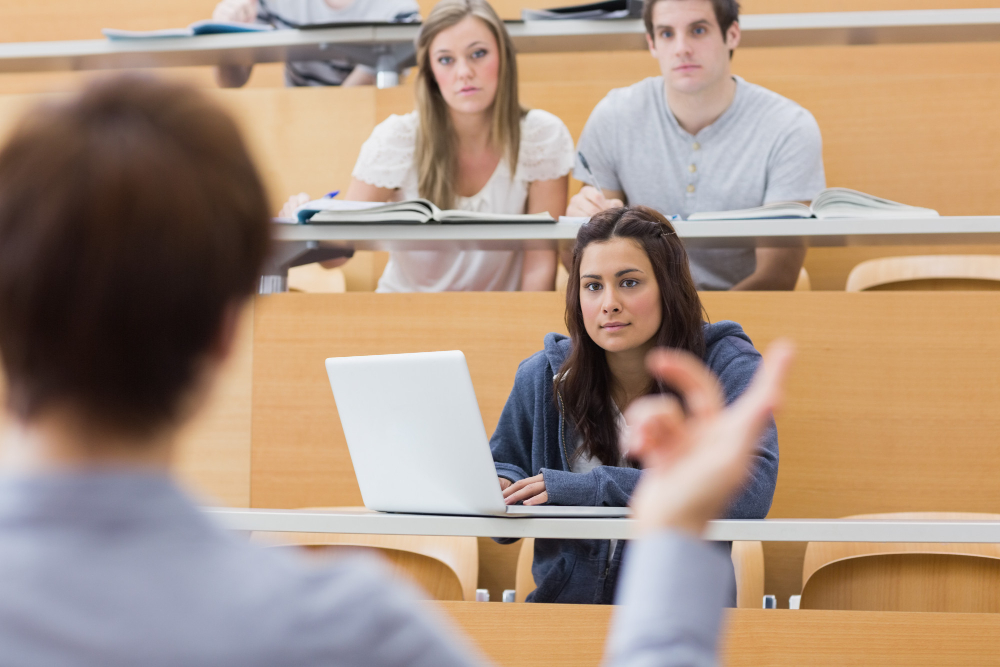studenten in einer vorlesung