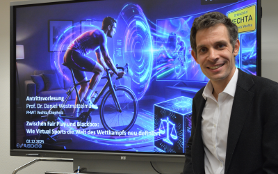 Virtuelle Welten im Fokus: Prof. Dr. Daniel Westmattelmann hält Antrittsvorlesung am PHWT-Standort in Vechta