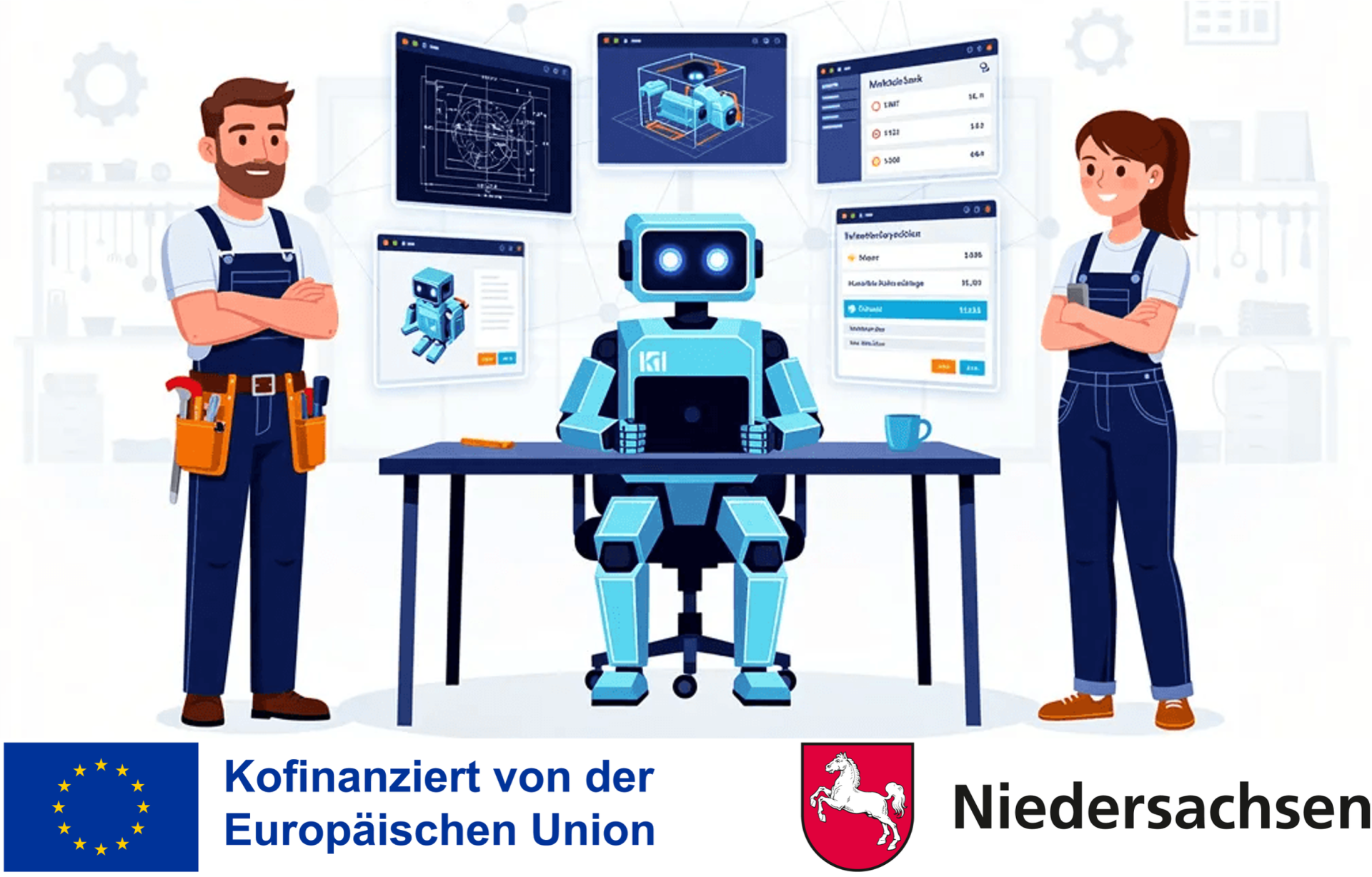 Forschung für die Praxis: PHWT und moin media entwickeln KI-Einkauf-Bot für das Handwerk